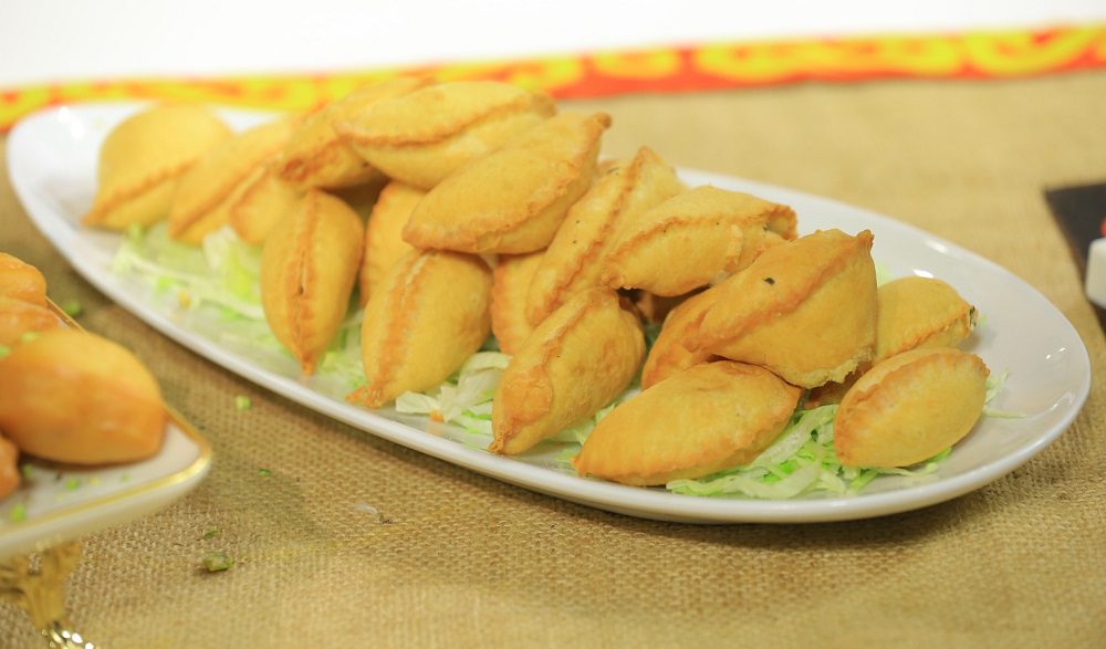 سمبوسك بعجينة القشطة