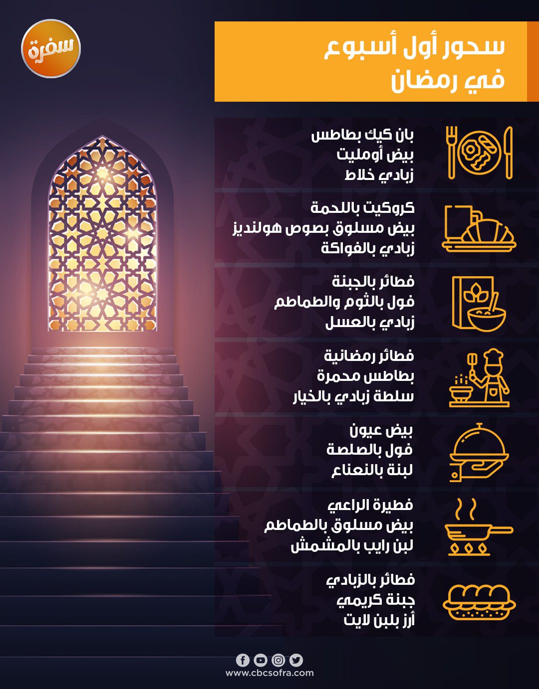 سحور أول أسبوع