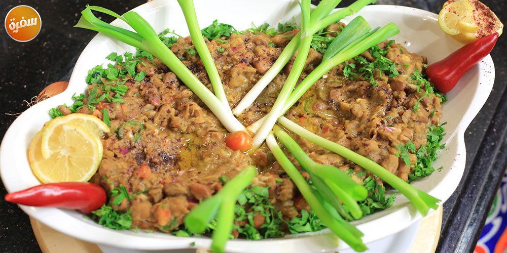 فول مدمس بالسلطة