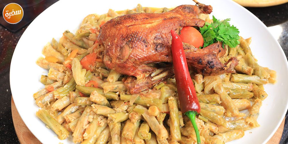 محشي كرنب بالبط