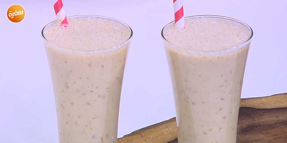 تمر بالموز واللبن