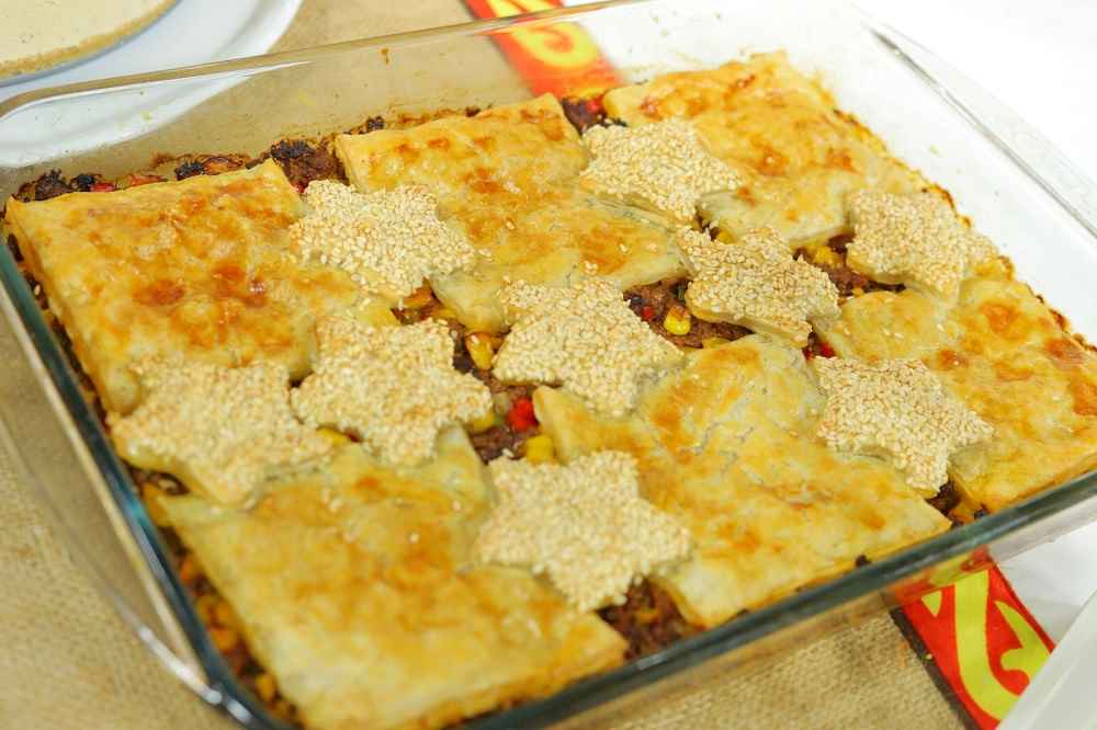 باف بيستري باللحم المفروم