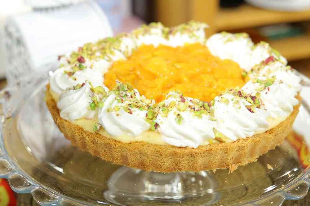 تارت الكنافة بالمانجو