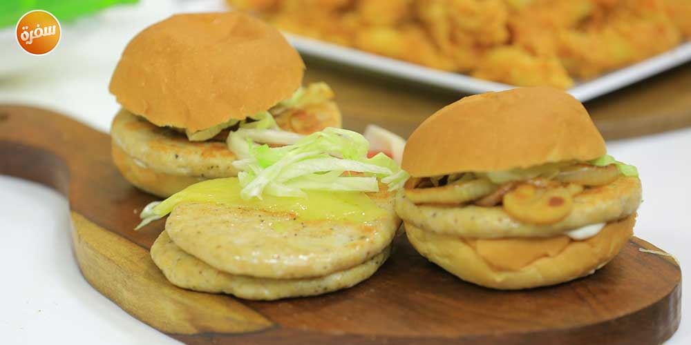 سندوتش برجر دجاج