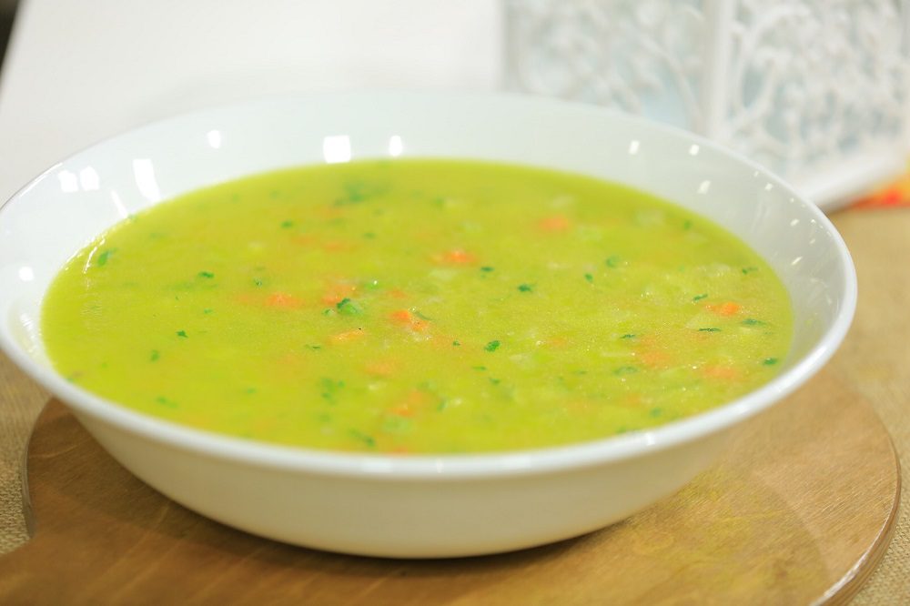 شوربة الخضار والشوفان