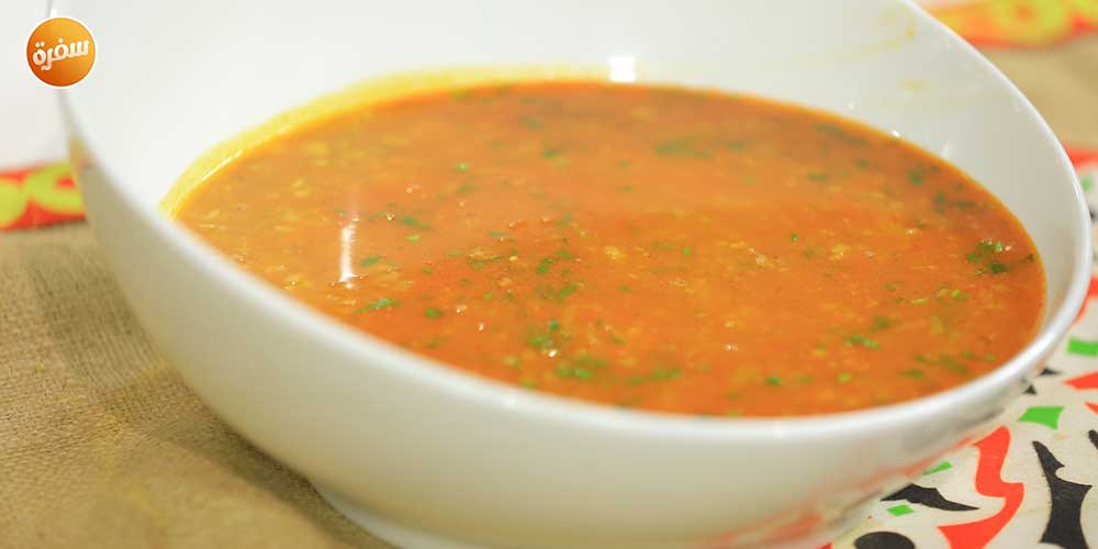 شوربة الطماطم والشوفان