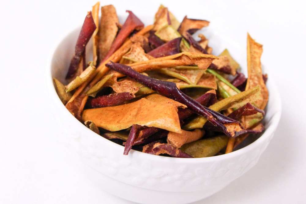 شيبس قشر التفاح