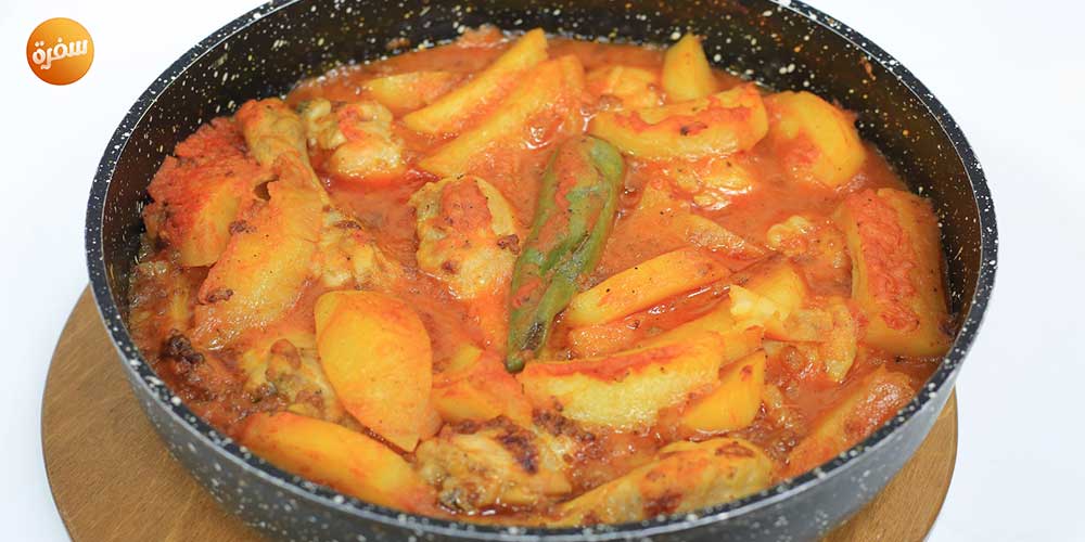 صينية بطاطس بدبابيس الدجاج
