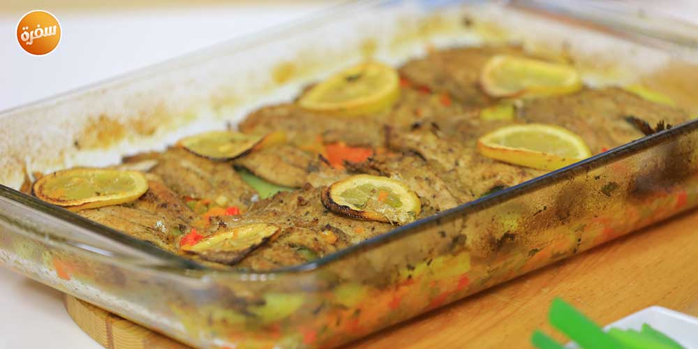 صينية سردين بالبطاطس