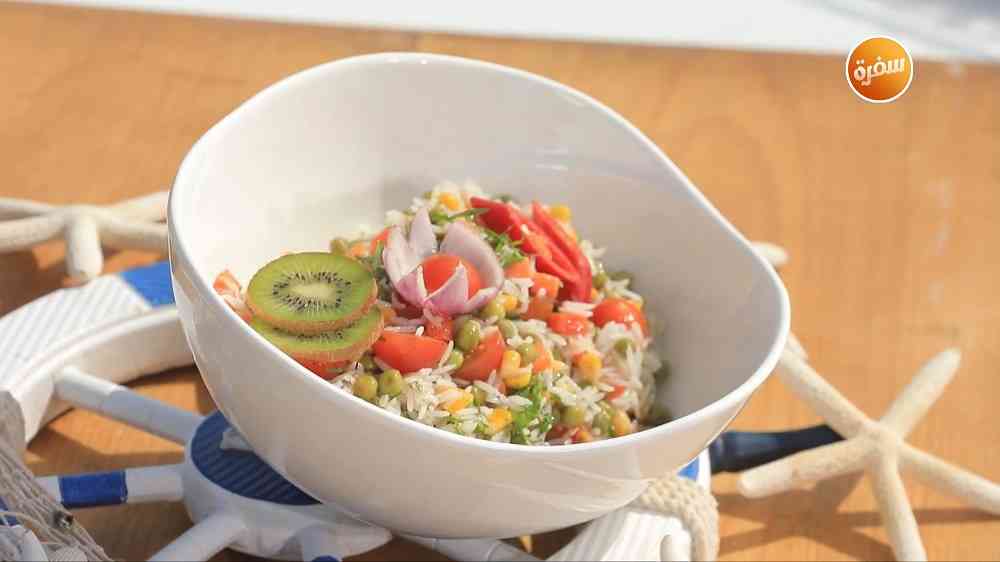 سلطة أرز بالبسلة