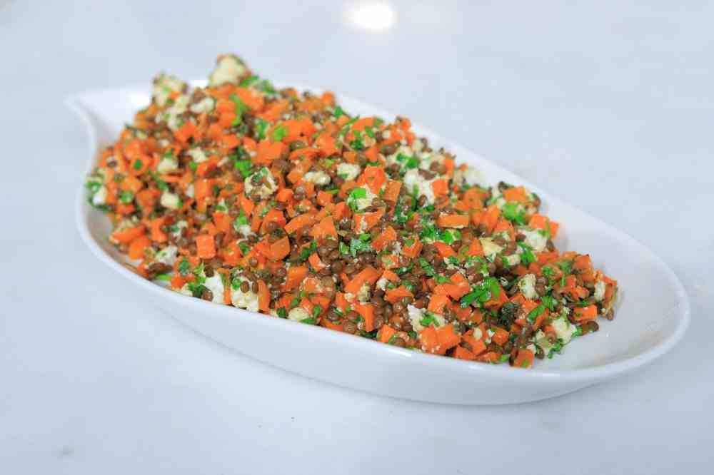 سلطة عدس بالجزر