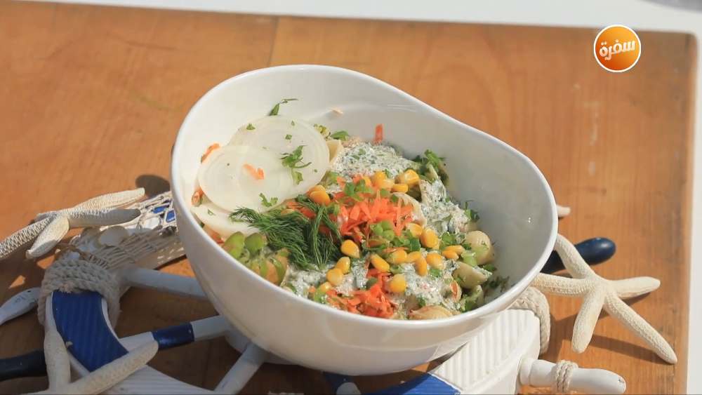 سلطة مكرونة بالتونة