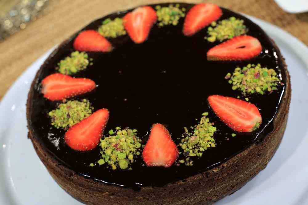 كيكة الشوكولاتة باللبن المغلي