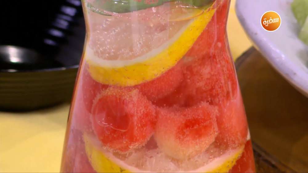 مياه فوارة بالبطيخ