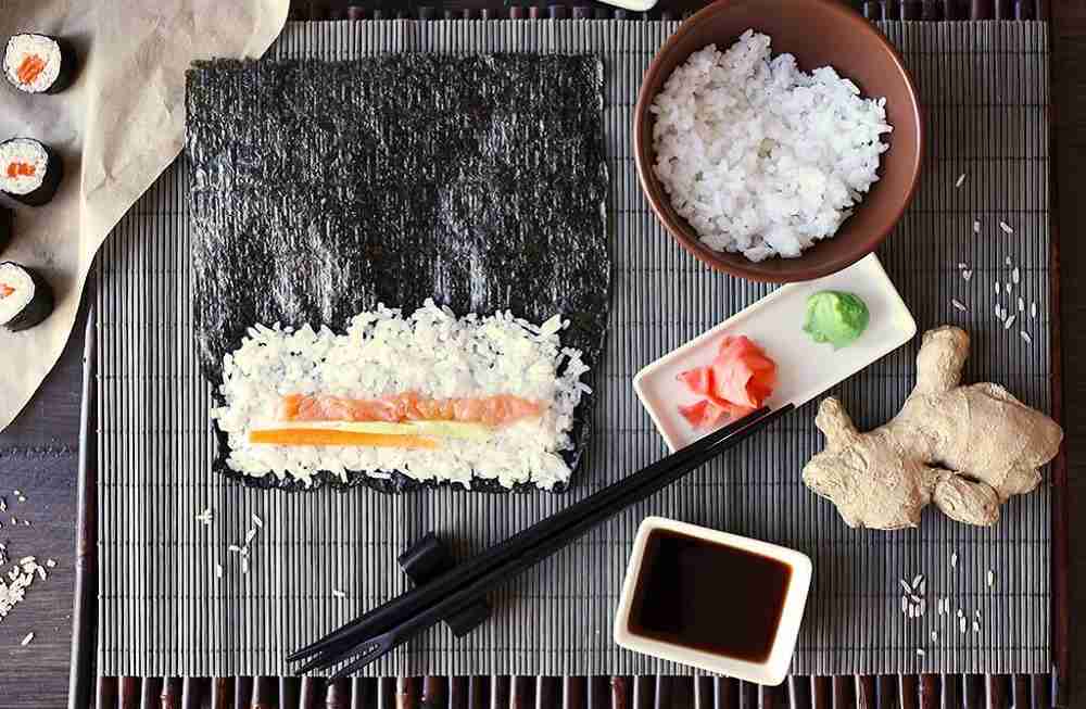 طريقة عمل السوشي