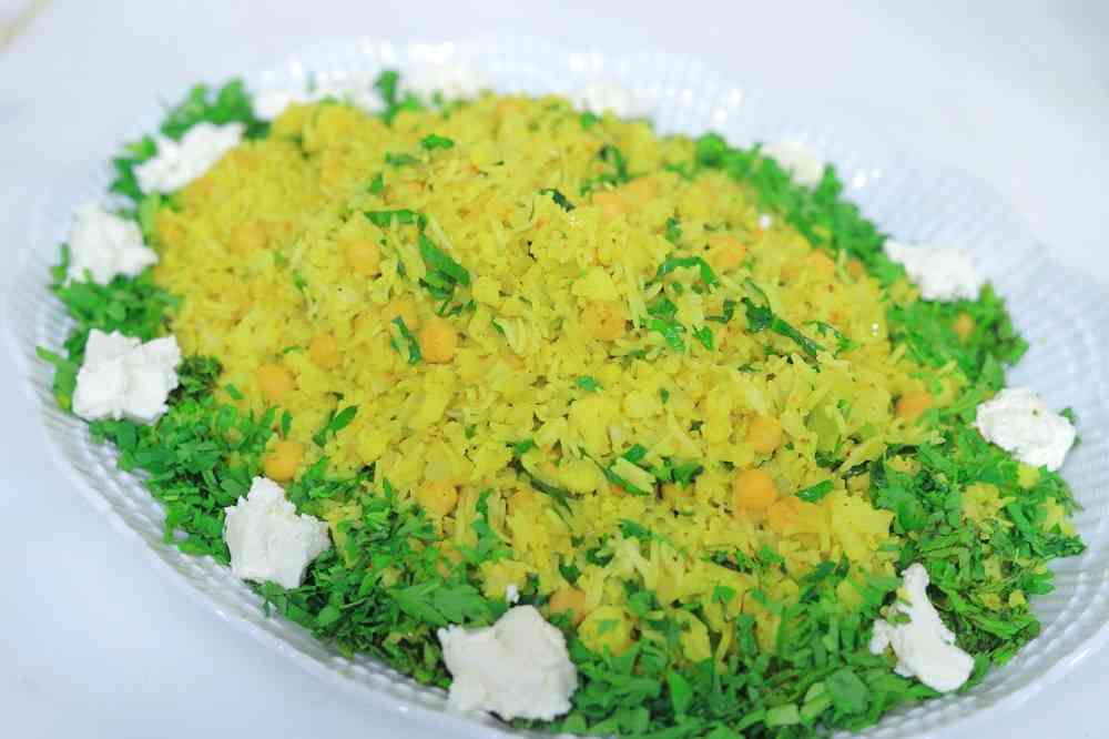 أرز بالحمص المتبل