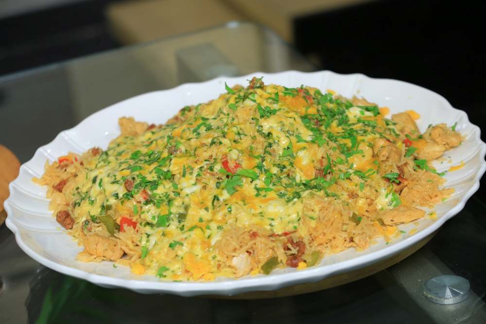 أرز مكسيكى بالدجاج