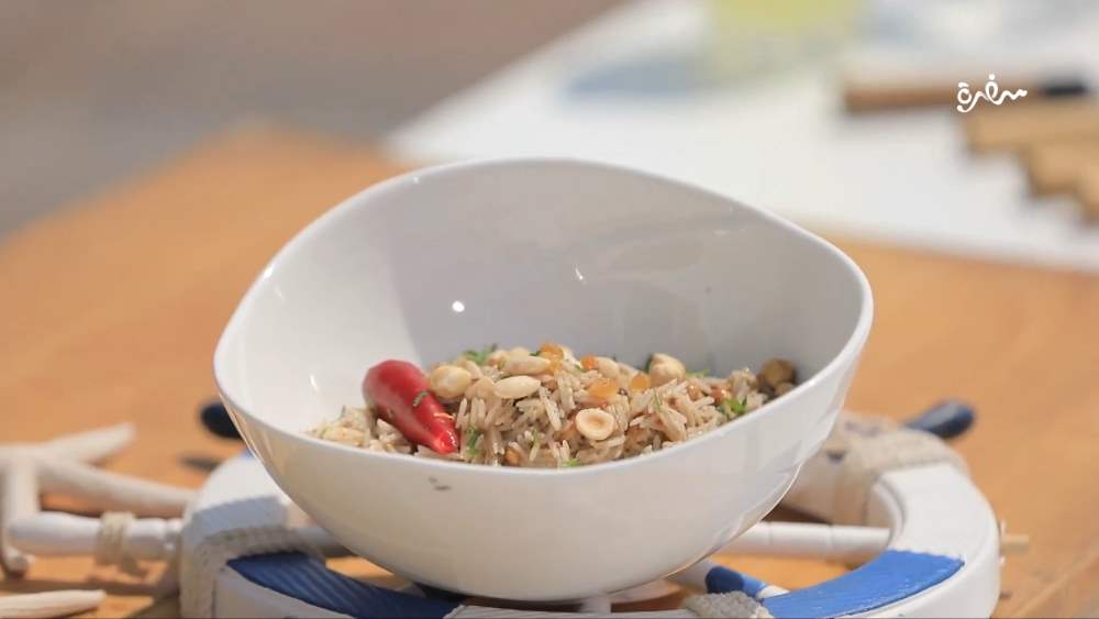أرز بالمكسرات