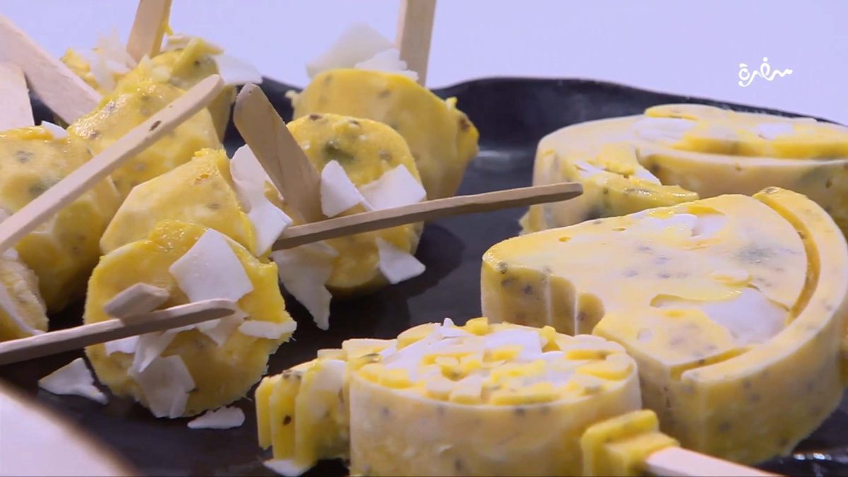 أيس كريم مانجا بدون سكر