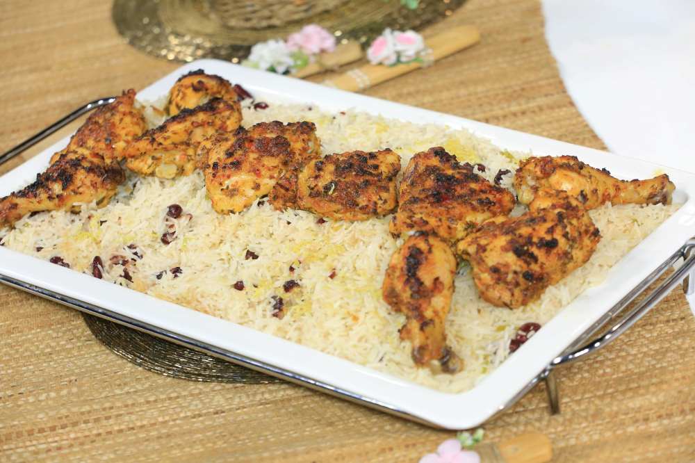 دجاج بصلصة البيري بيري