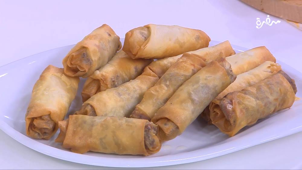 سبرنج رول اللحم