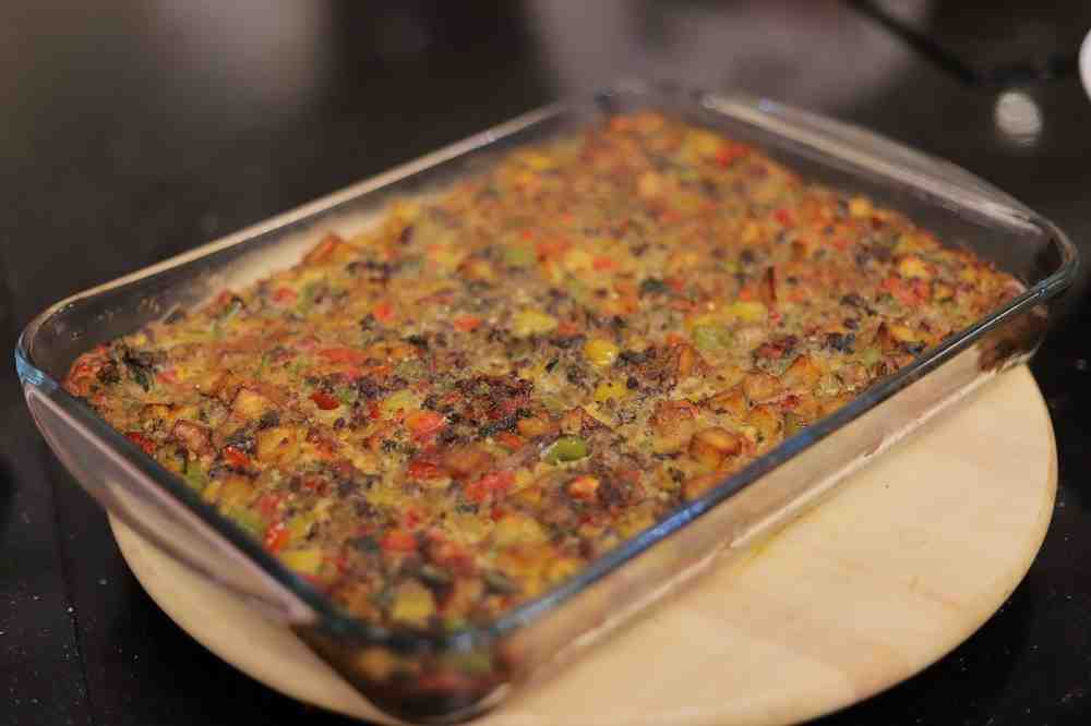 شكشوكة باللحمة المفرومة