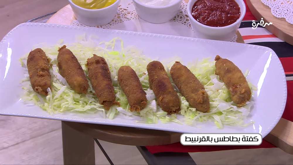 كفتة بطاطس بالقرنبيط
