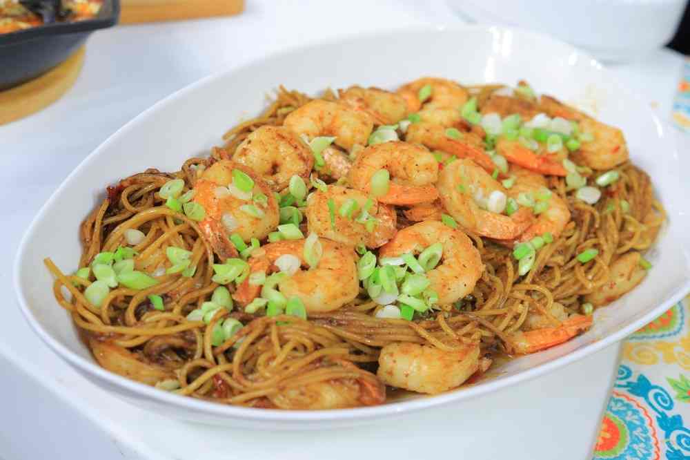 مكرونة بالجمبري