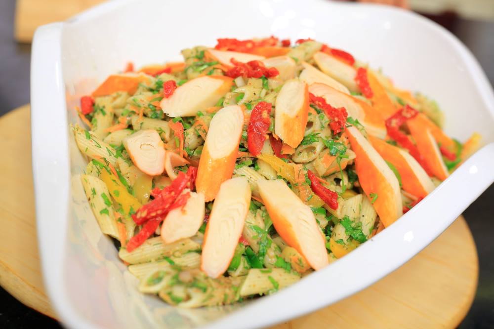 مكرونة بالكابوريا