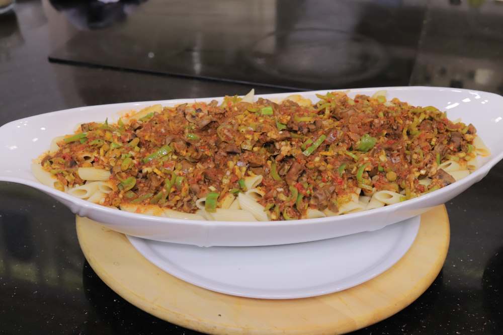 مكرونة بالكلاوي