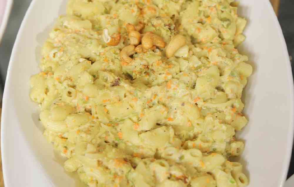 مكرونة بصوص الخضار