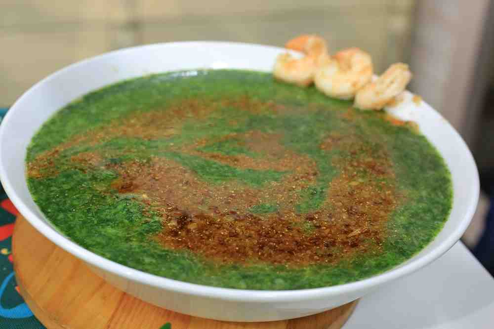 ملوخية بالجمبري