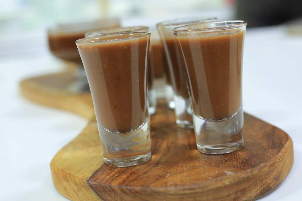 مهلبية تفاح ومشمش