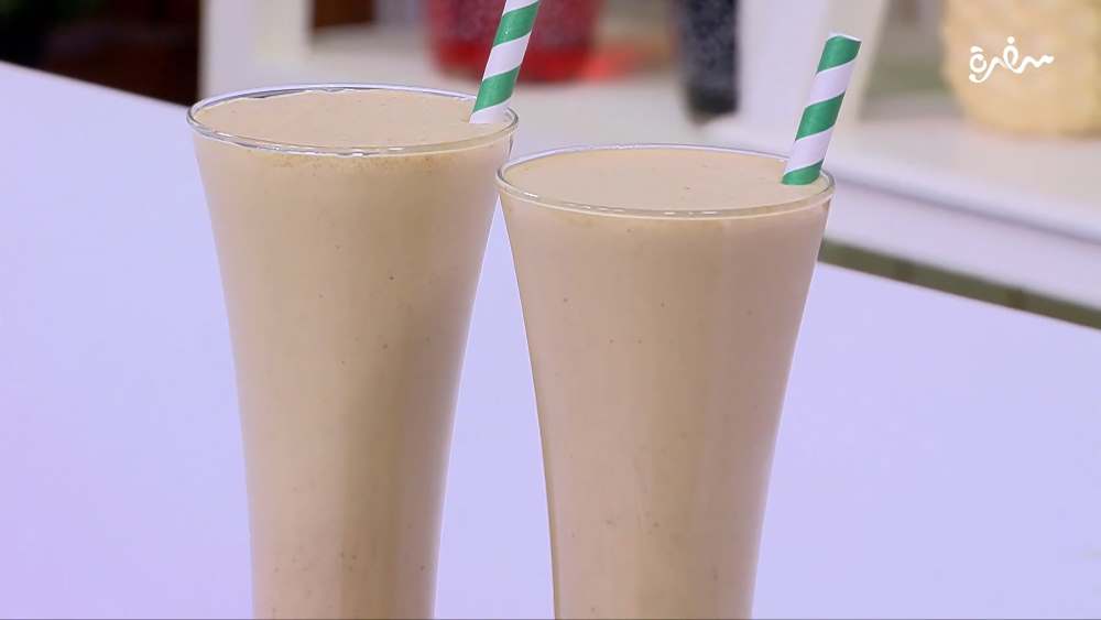 ميلك شيك بسكويت القرفة