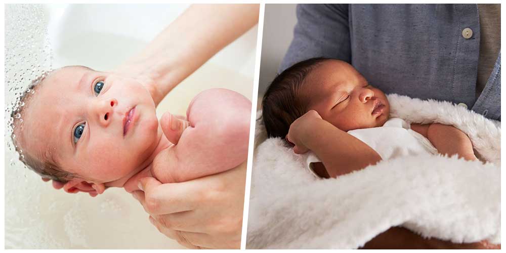 استحمام الرضيع