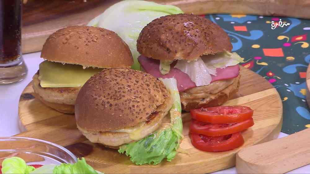 برجر الدجاج