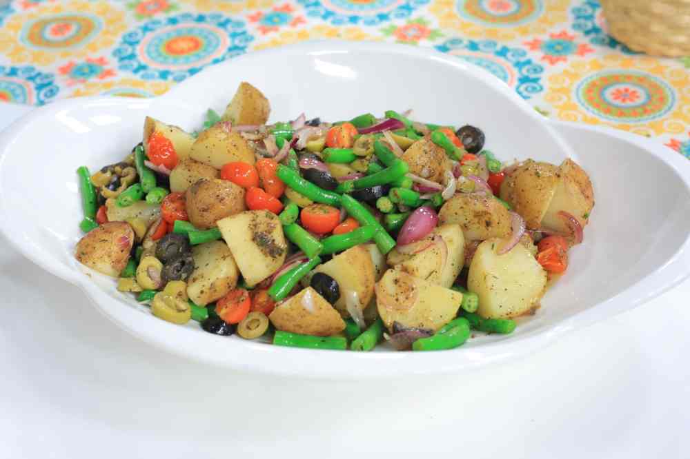 بطاطس بالخضروات