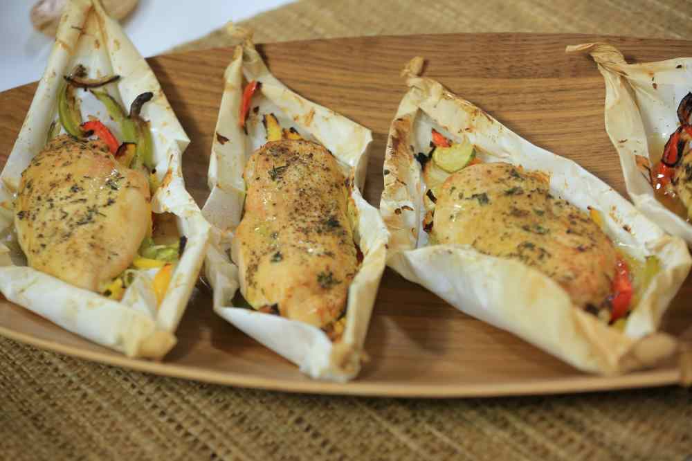 دجاج بورق الزبدة
