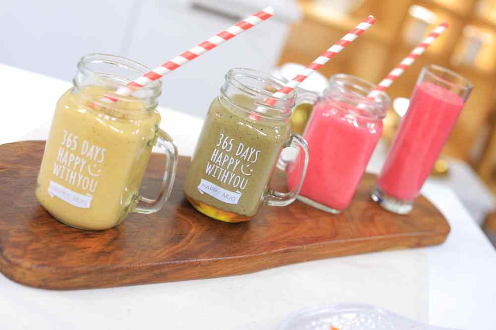 سموذي الفراولة بالسبانخ