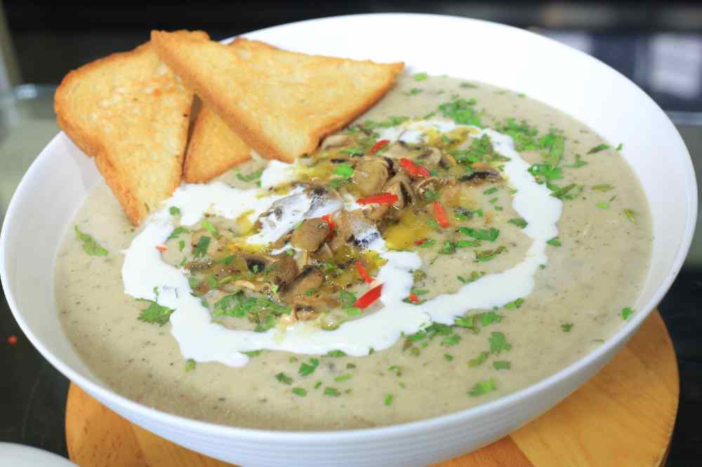 شوربة المشروم بالبطاطس