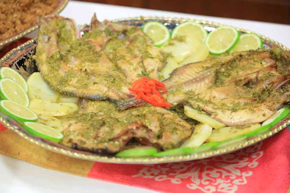 صينية سمك بلطي