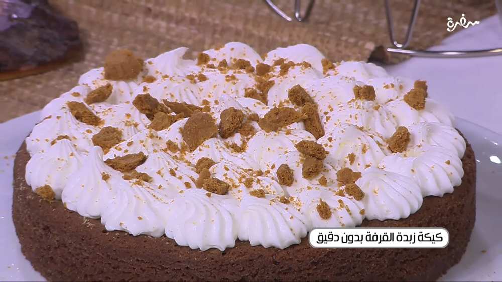 كيكة زبدة القرفة بدون دقيق