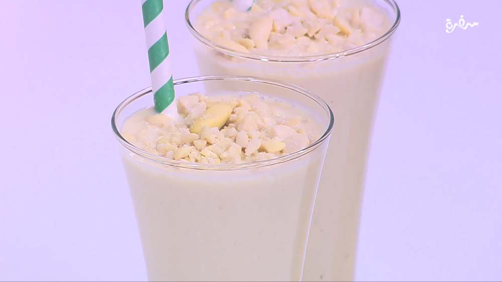 ميلك شيك التفاح بالسوداني
