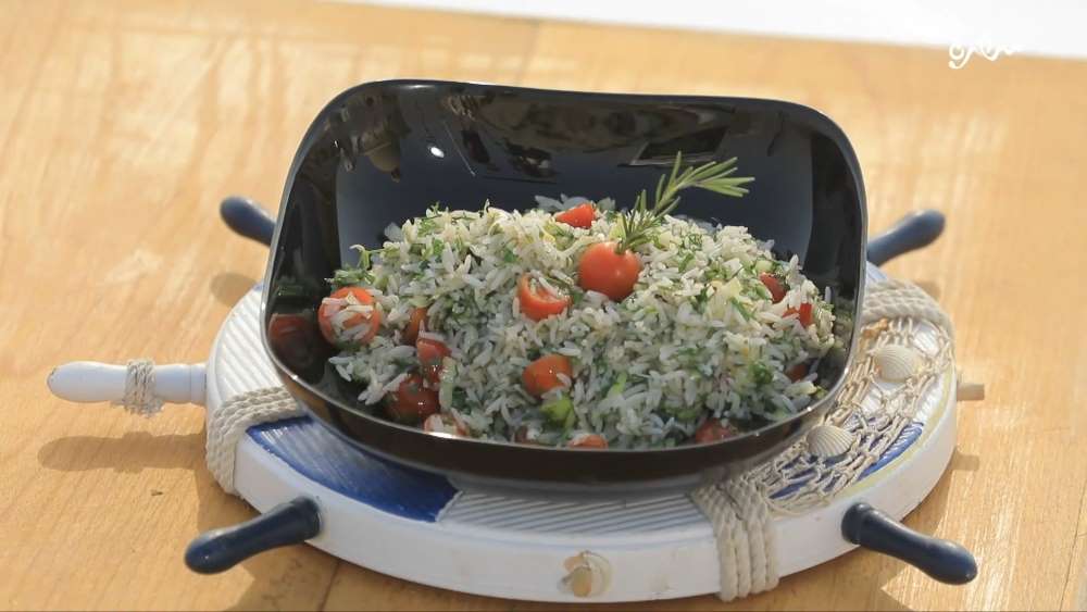 أرز بالخضرة