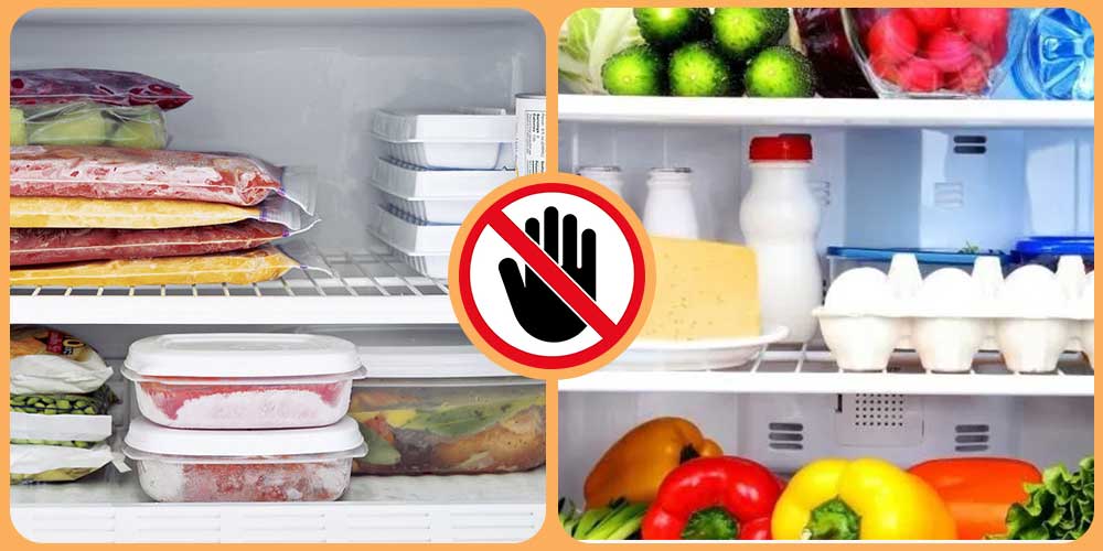 أكلات نخزنها في الفريزر بشكل خاطئ