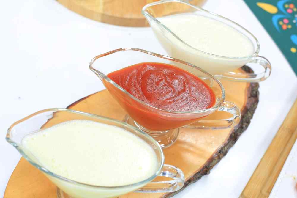 بديل كريمة الطهي وحليب مكثف وكاتشب بيتي