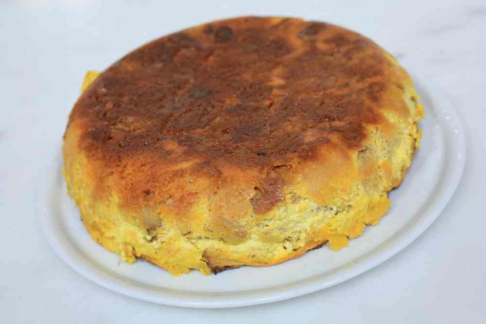 بودينج خبز الجبنة والمانجو