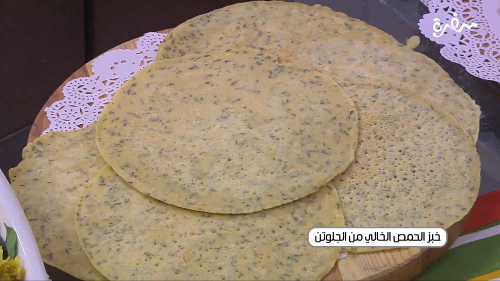 خبز الحمص الخالي من الجلوتن