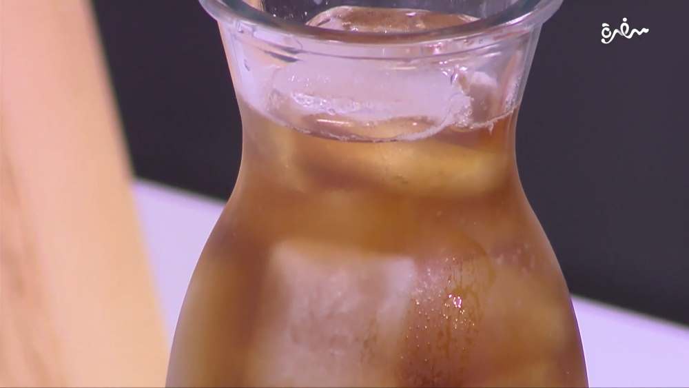 شاي مثلج بالحليب المكثف