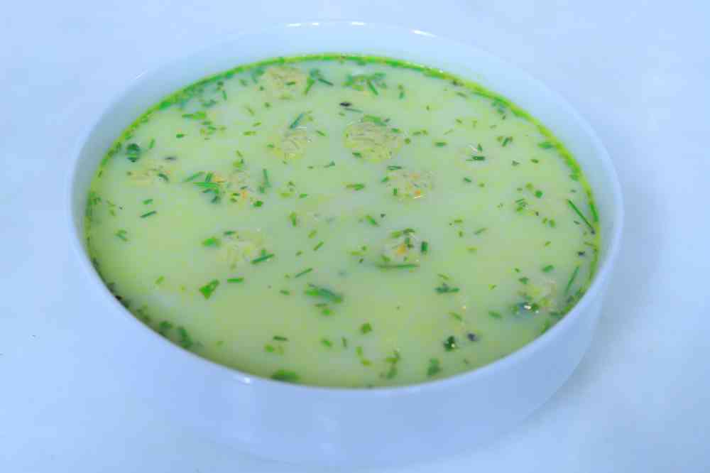 شوربة كفتة دجاج الليموني